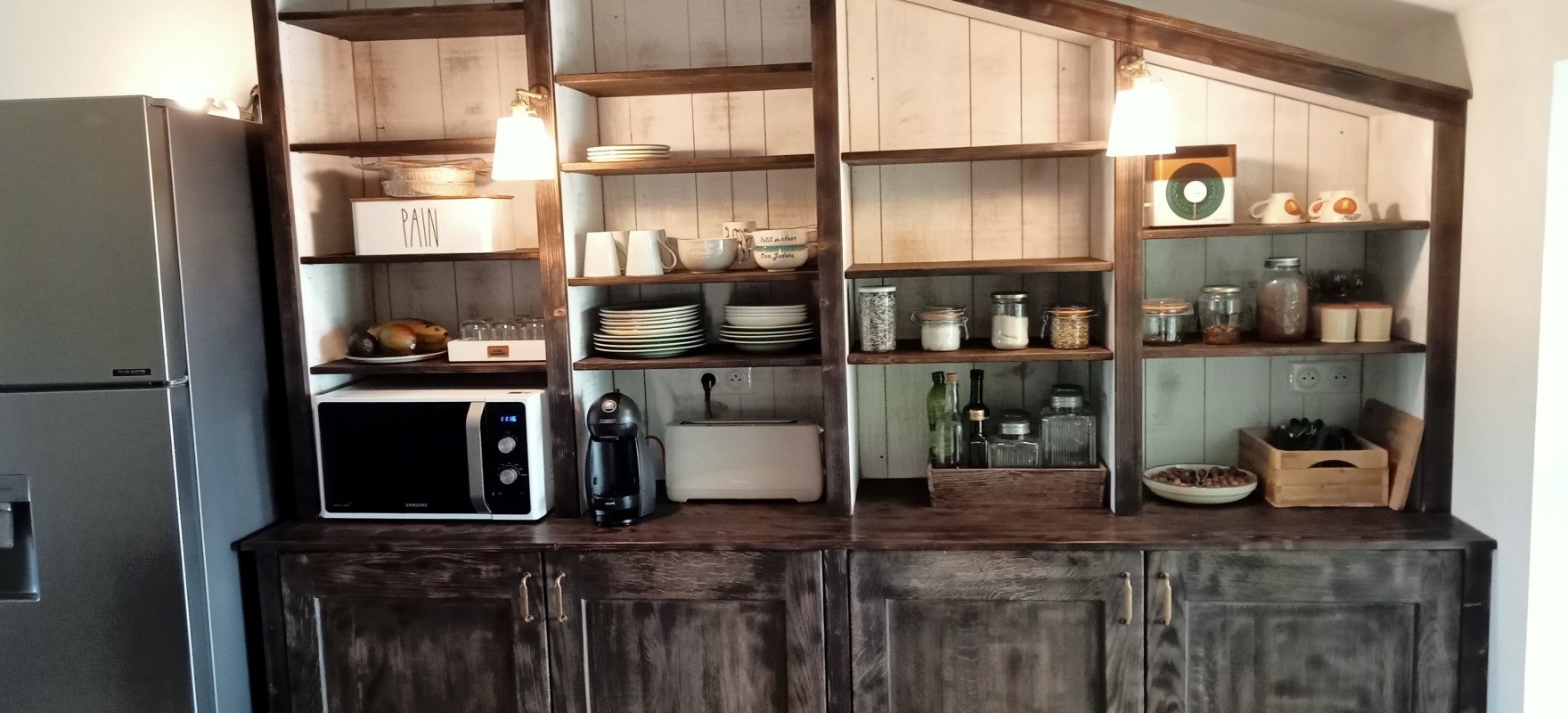 meuble cuisine vintage